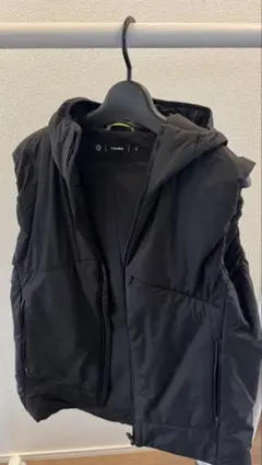 冬用【L】ワークマン エックスシェルター ベスト 美品中古 XW101 ブラック