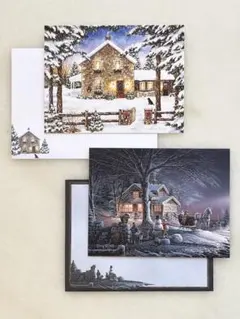 海外クリスマスカード 2種