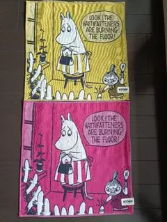 【 MOOMIN・厶ーミン 】大判 タオルハンカチ・2枚セット 】のサムネイル
