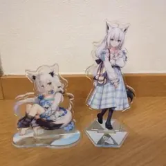 白上フブキ アクスタ 一番くじ ホロライフ！おでかけver. お部屋ver.