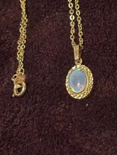 ヴィンテージオパール ペンダント ネックレス