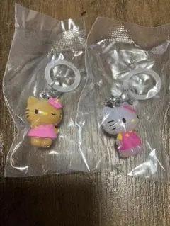 HELLO KITTY　ハローキティ　めじるしアクセサリー　お花 日焼け