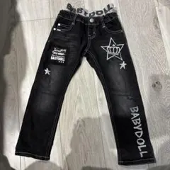 BABYDOLL ブラック 星柄パンツ 110cm