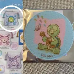 ディズニーシー ダッフィーフレンズ 20周年記念 オルメル 巾着　コースター