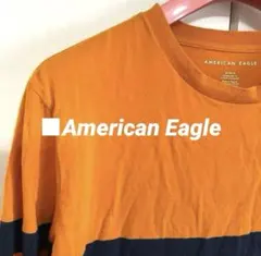 【古着】■アメリカンイーグル/ 1本ボーダーカットソー［長袖Tカットソー］