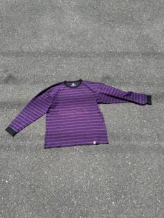 90s a.p.c. black purple border l/s ボーダー - メルカリ