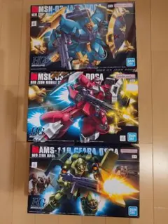 【新品未組立品】HGUC 逆シャアセット（ギラドーガ、ヤクトドーガ、リ・ガズィ） 新品未組立品】HGUC 逆シャアセット（ギラドーガ、ヤクトドーガ、リ