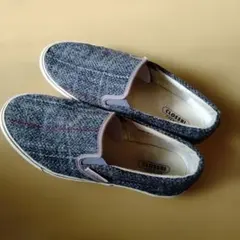 CLOSSH Harris Tweed スリッポン