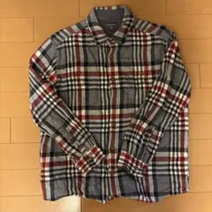 美品　Eddie Bauer 長袖チェックシャツ Lサイズ