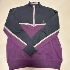 Calvin Klein ゴルフ ジップアップ トレーナー S/P