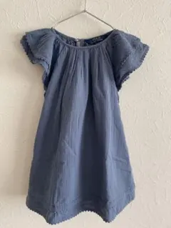 美品♡ラルフローレン　ワンピース　100サイズ　ブルーグレー
