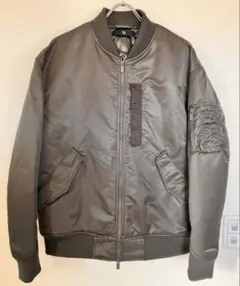 26年復刻品 UNIQLO+J ハイブリッドダウンオーバーサイズMA1 グレーL