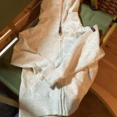 プティマイン　グレー フード付きパーカー 100cm