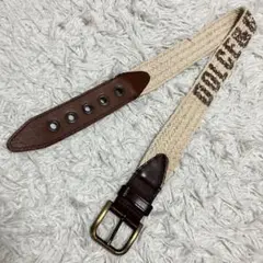 《美品》dolce&gabbanaドルチェアンドガッバーナベルト本革イタリア製