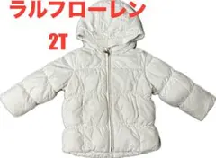 冬物セール！Ralph Laurenラルフローレン ホワイトダウンコート（2T）