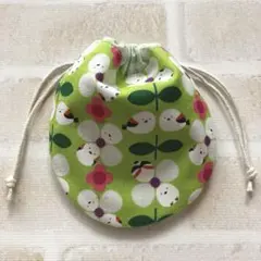 まんまる巾着 ＊ ハンドメイド【124】