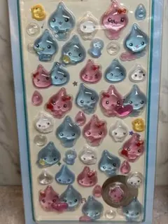 しずくちゃん 3Dステッカーボンボンぷくぷく立体ドロップシール　海外製