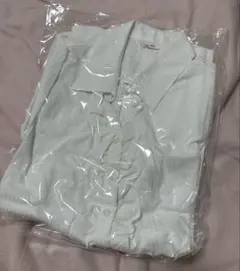 Precious ホワイト フリル長袖シャツ