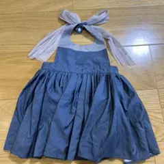 MARLMARL マールマール 80-90 お食事エプロン　エプロンドレス