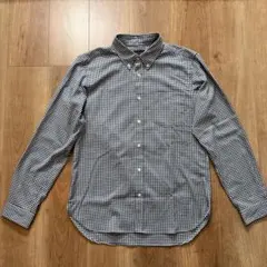 green label relaxing チェック柄長袖シャツ