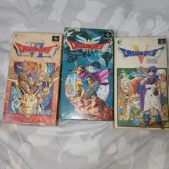ドラゴンクエストIII V VI スーパーファミコンソフト3本セット
