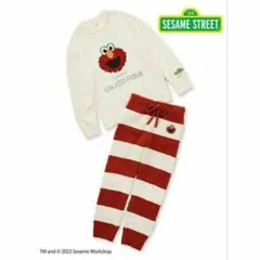 メンズM【SESAME STREET】ジャガードプルオーバー&ロングパンツセット