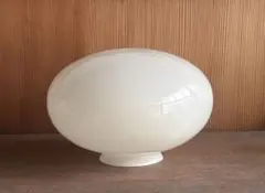 昭和レトロ 乳白ガラス ランプシェード 電笠 アンティーク 照明 メノウ