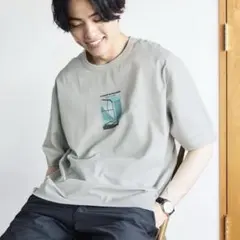 GLOBAL WORK フォトプリントTシャツのサムネイル