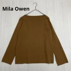 ◆ Mila Owen ミラオーウェン ボートネック ニット プルオーバー