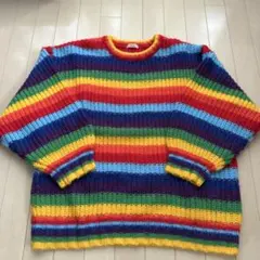KOBINAI レインボーフェイクファーコート - メルカリ