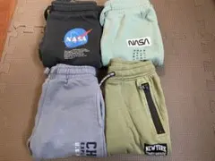 ZARA H&M ロゴ付き長ズボン4点セット