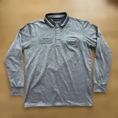 DUNLOP COLLECTION 長袖ポロシャツ グレー M