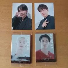 SEVENTEEN トレカ 4枚セット　ジョンハン、ウォヌ、ホシ、ミンギュ