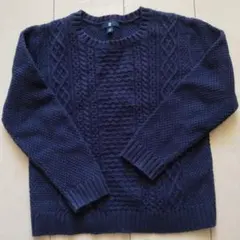 ユニクロケーブルニット130cm