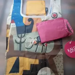 【2点セット】カルディ エコバッグ ノベルティ 伝説 オンライン限定 ピンク