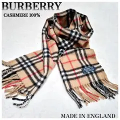 CASHMERE バーバリーズ マフラー ストール ショール ノバチェック