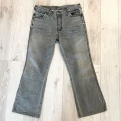 Wrangler ブーツカットデニム W33グレー　フェードのサムネイル