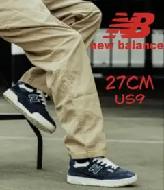 日本未発売　new balance ネイビー　27cm BB550SLA