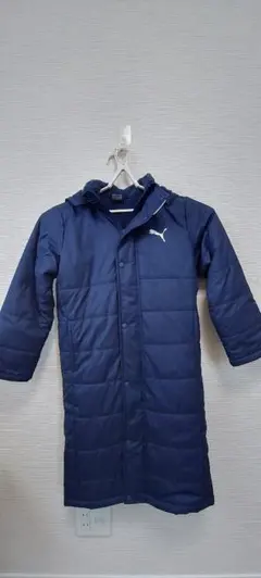 PUMA　 フード付き　ベンチコート 青　140（お値下げ中）