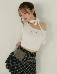 andmary アンドマリー waffle ribbon tops - メルカリ