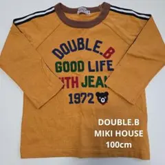 DOUBLE.B 長袖Tシャツ 100cm