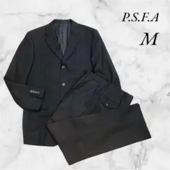 P.S.FAパーフェクトスーツファクトリー／ビジネススーツ ストライプ 背抜きのサムネイル