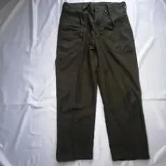 【美品】UNIQLO ベイカーパンツ オリーブ 321-459707