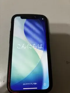 Apple iPhone 12mini赤 リング付きケース