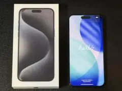 Apple iPhone 15 Pro max ブラックチタニウム 本体 1TB