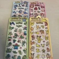 ポケモン ステッカー　硬いシール　立体シール ポケットモンスター
