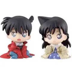 【未使用】名探偵コナン ミニフィギュア ちぢませ隊 6 新一 蘭【匿名配送】
