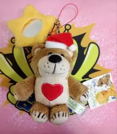 スージー・ズーぬいぐるみ　くまさん　サンタ帽子　ミラー付き　スージーズー