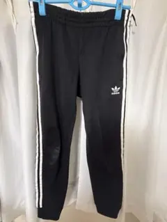 adidas トレフォイル ジャージ パンツ ブラック