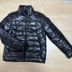 PUMA ブラック ダウンジャケット　薄手